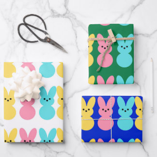 Hoja De Papel De Regalo Colorful Bunny Wrapping Paper – Cute Easter 