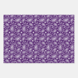 Hoja De Papel De Regalo Colorful Paisley Design