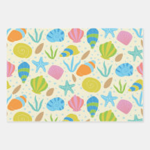 Coloridas marismas y estrellas de mar