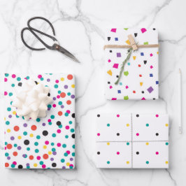 Hoja De Papel De Regalo Colorido patrón mexicano de la Fiesta