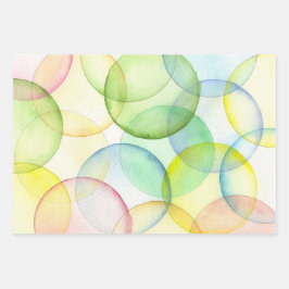 Hoja De Papel De Regalo Colorido y moderno regalo de cumpleaños