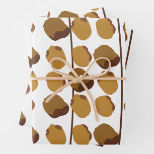 Hoja De Papel De Regalo Comida de bollos dulces