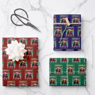 Hoja De Papel De Regalo Comma La Gift, Navidades de Funny Kamala Harris 20