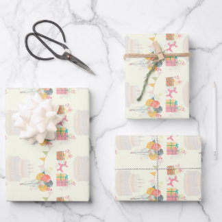 Hoja De Papel De Regalo Cómoda tarjeta de cumpleaños
