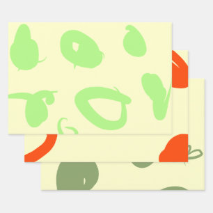 Hoja De Papel De Regalo Complementary color set Wrapping Paper flat sheets