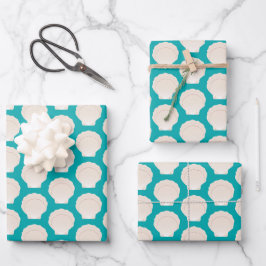 Hoja De Papel De Regalo conchas marinas