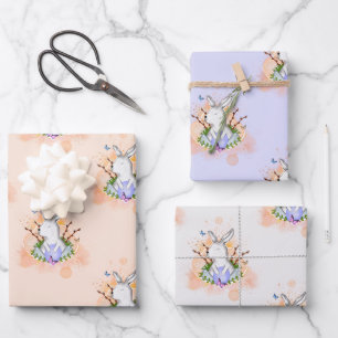 Hoja De Papel De Regalo Conejo de Pascua