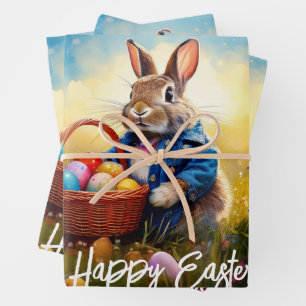 Hoja De Papel De Regalo Conejo de Pascua