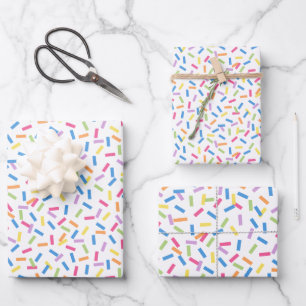Hoja De Papel De Regalo Confetti Dazzle (Sprinkles)