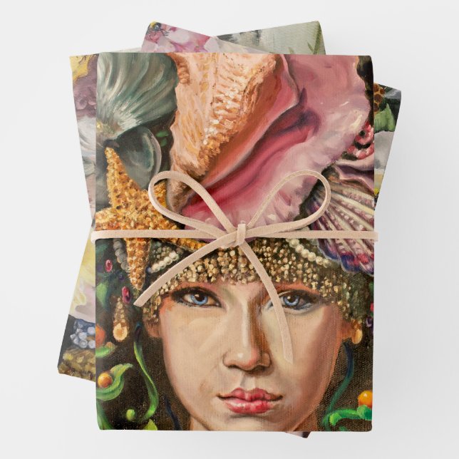 Hoja De Papel De Regalo Conjunto de ajuste de la colección de Reina (In situ)