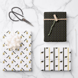 Hoja De Papel De Regalo Conjunto Gloria de Graduación 3