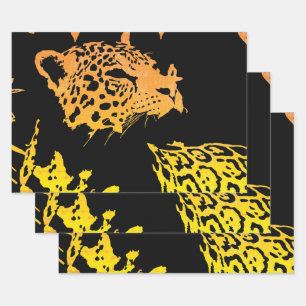 Hoja De Papel De Regalo Contemporáneo de Jaguar