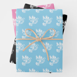 Hoja De Papel De Regalo Contorno de Dove