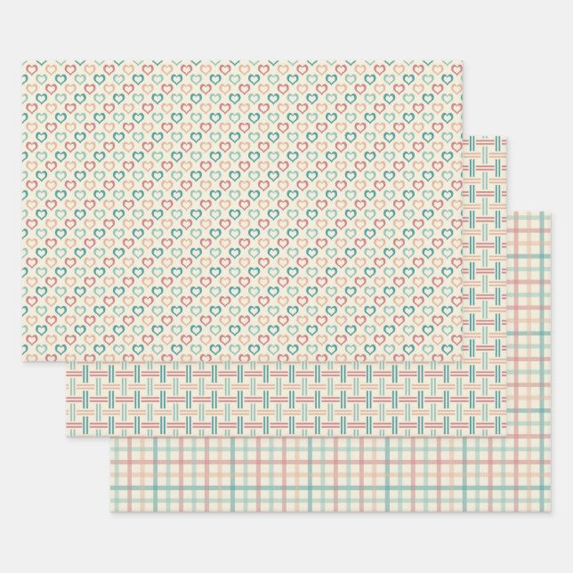 Hoja De Papel De Regalo Controles retro (Set)