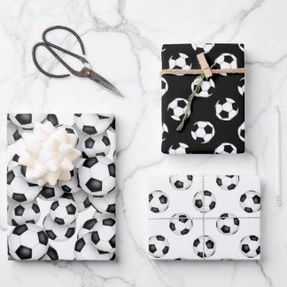 Hoja De Papel De Regalo coordinación de conjuntos de patrones de pelotas d