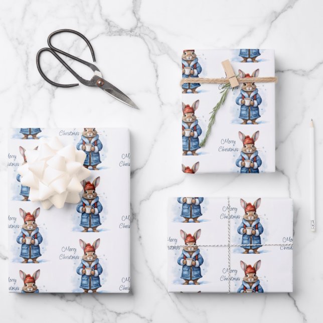 Hoja De Papel De Regalo Copa de chocolate caliente (Anverso)