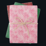 Hoja De Papel De Regalo Coquette Christmas<br><div class="desc">Coquette Christmas Set Wrapping Paper Sheets</div>