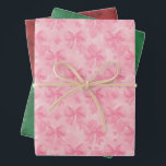Hoja De Papel De Regalo Coquette Christmas<br><div class="desc">Coquette Christmas Set Wrapping Paper Sheets</div>