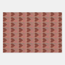 Hoja De Papel De Regalo Corazón de amor de Unicorn