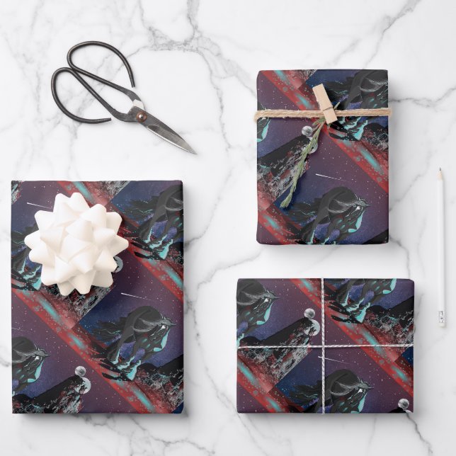 Hoja De Papel De Regalo Corazón gitano (Anverso)