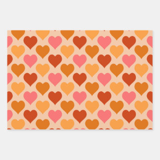 Hoja De Papel De Regalo Corazones