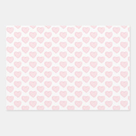 Hoja De Papel De Regalo Corazones