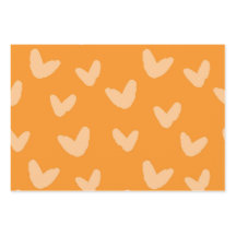 Corazones Naranja Azul Amarillo dulce Amor Artisan