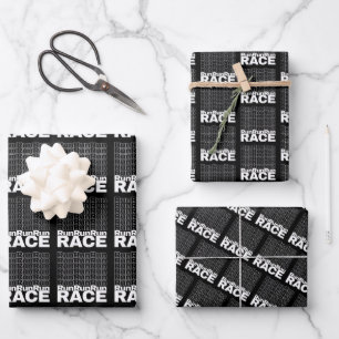 Hoja De Papel De Regalo Corredor Motivacional en Entrenamiento Frase - Cor