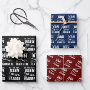 Hoja De Papel De Regalo Corriendo Buenos Días Corren - Malos Días Corren M