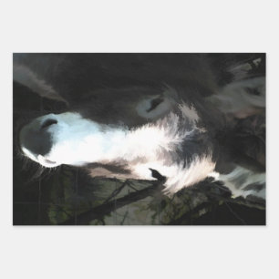 HOJA DE PAPEL DE REGALO CORTE DONKEY