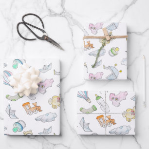 Hoja De Papel De Regalo Cosas de bebé divertidas