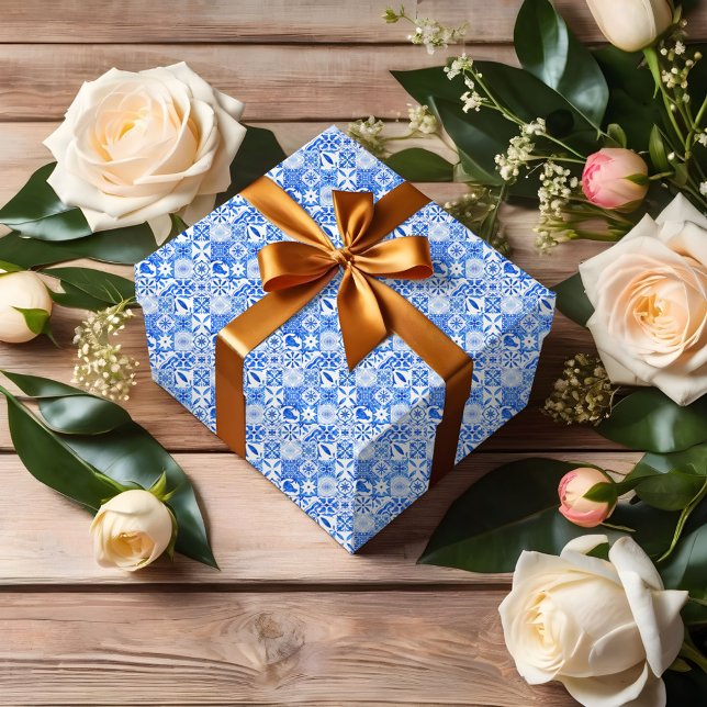 Hoja De Papel De Regalo Costa de Amalfi | Boda de Limón Mediterráneo (Subido por el creador)