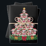 Hoja De Papel De Regalo Cow Christmas Tree Funny Cow Lover Cow Xmas<br><div class="desc">Cow Christmas Tree Funny Cow Lover Cow Xmas</div>