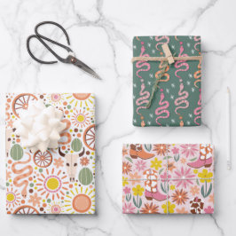 Hoja De Papel De Regalo Cowgirl Adventure