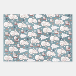 Hoja De Papel De Regalo Cozy Whimsical Holiday 