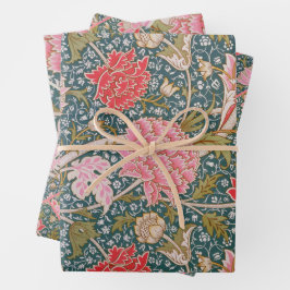 Hoja De Papel De Regalo Cray - Art nouveau floral print by William Morris
