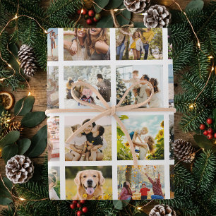 Hoja De Papel De Regalo Crea tu propio collage de 24 fotos