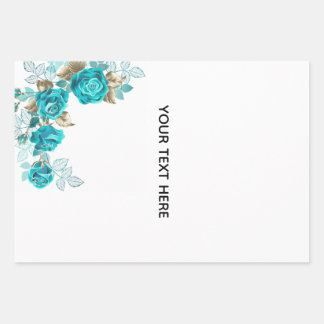 Hoja De Papel De Regalo Crea tu propio elegante blanco