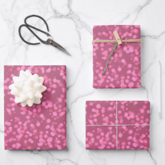 Hoja De Papel De Regalo Crea tu propio patrón de manchas Bokeh personaliza