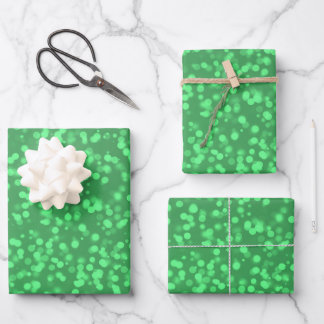 Hoja De Papel De Regalo Crea tu propio patrón de puntos Bokeh personalizad