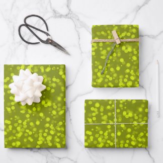 Hoja De Papel De Regalo Crea tu propio patrón de puntos Bokeh personalizad