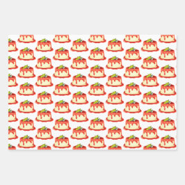 Hoja De Papel De Regalo Creamy Panna Cotta