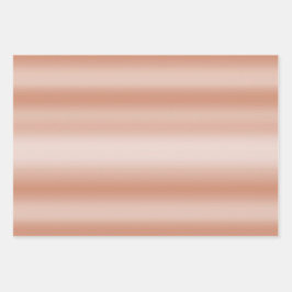 Hoja De Papel De Regalo Creamy Peach Rosa Rubor Ombre     