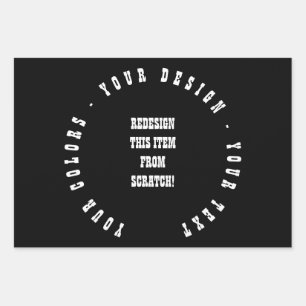 Hoja De Papel De Regalo Crear el propio