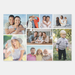 Hoja De Papel De Regalo Crear su propio Collage de fotos 8