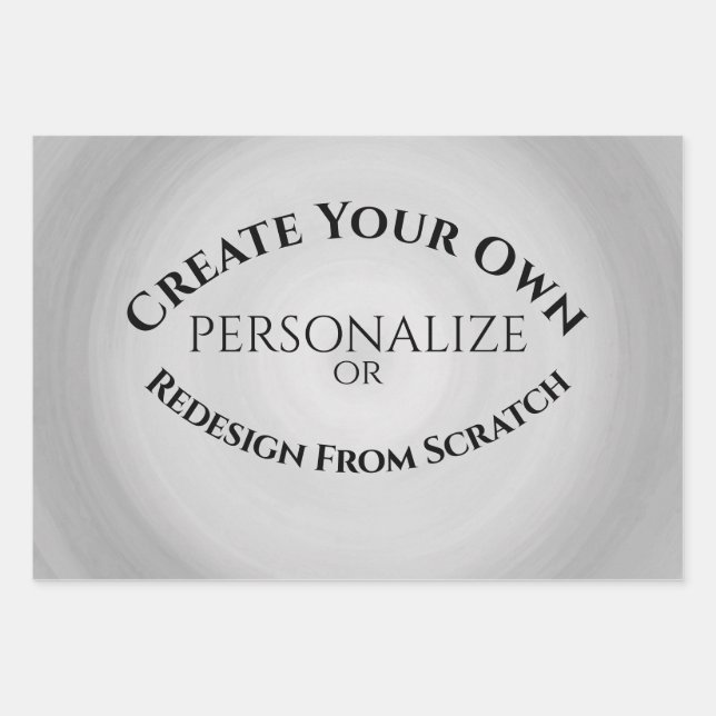 Hoja De Papel De Regalo Crear su propio Personalizado (Anverso)