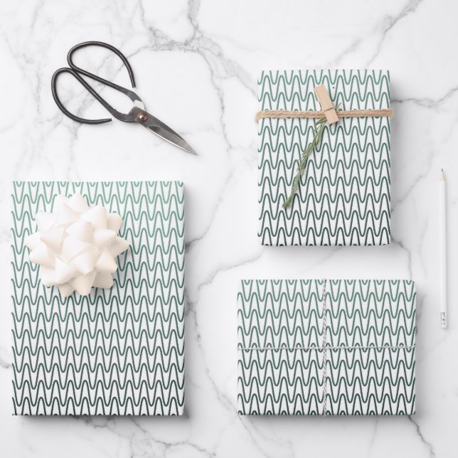 Hoja De Papel De Regalo Crear su propio Personalizado Branding Herringbone (Anverso)