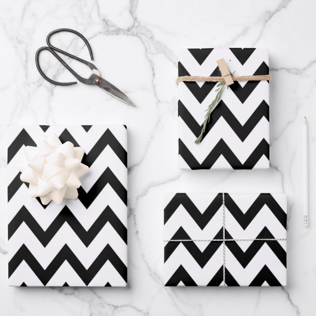 Hoja De Papel De Regalo Crear su propio Personalizado Branding Herringbone (Anverso)