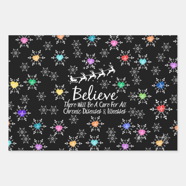 Hoja De Papel De Regalo Creer Que Habrá Una Cura (Anverso)