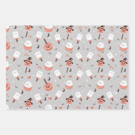 HOJA DE PAPEL DE REGALO CREMA DE HIELO DE CANDALA